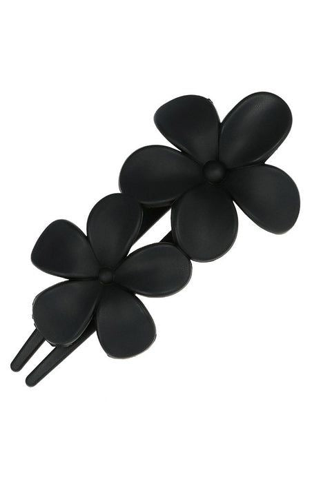 Matte Flower Hair Clips