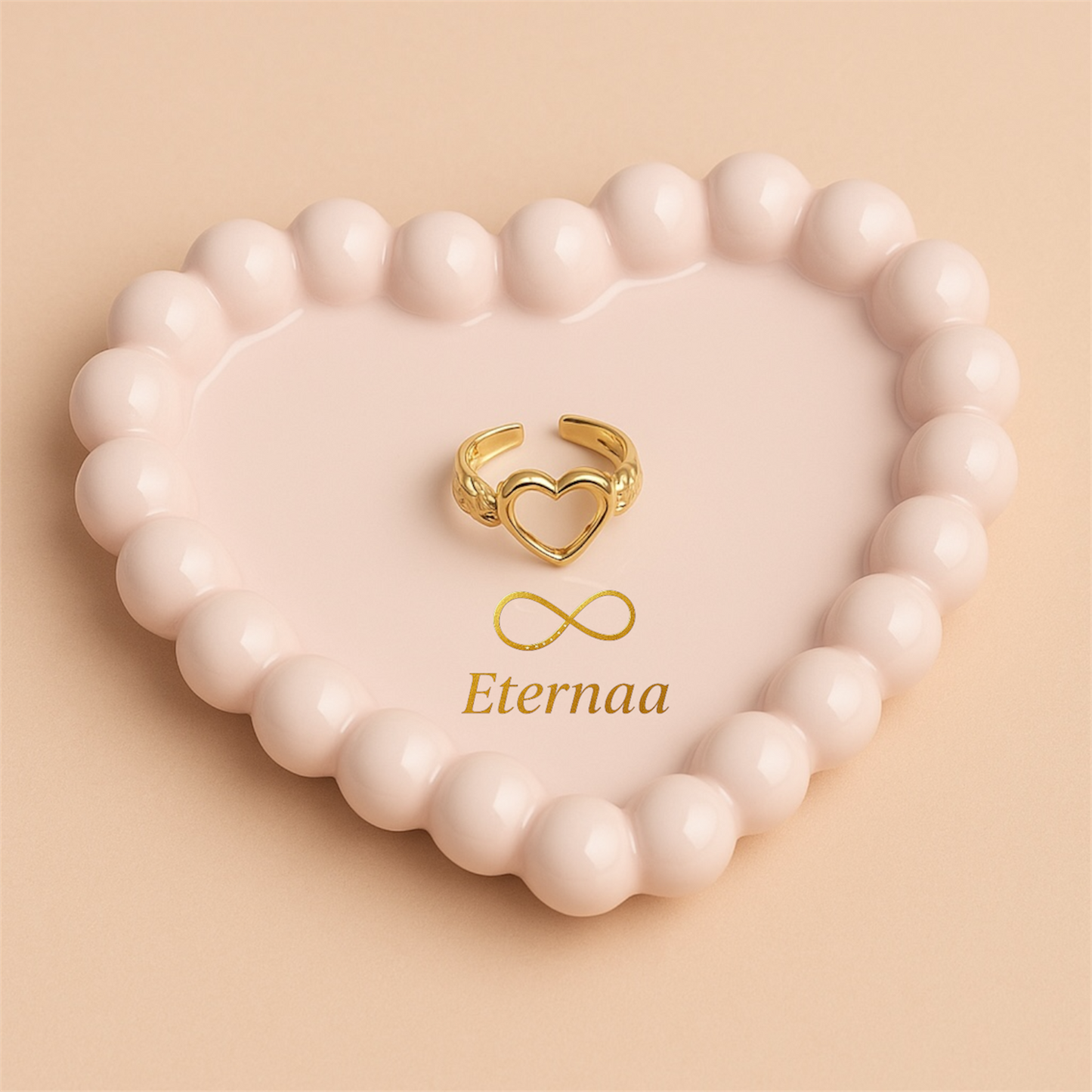 The Heart Charm Ring