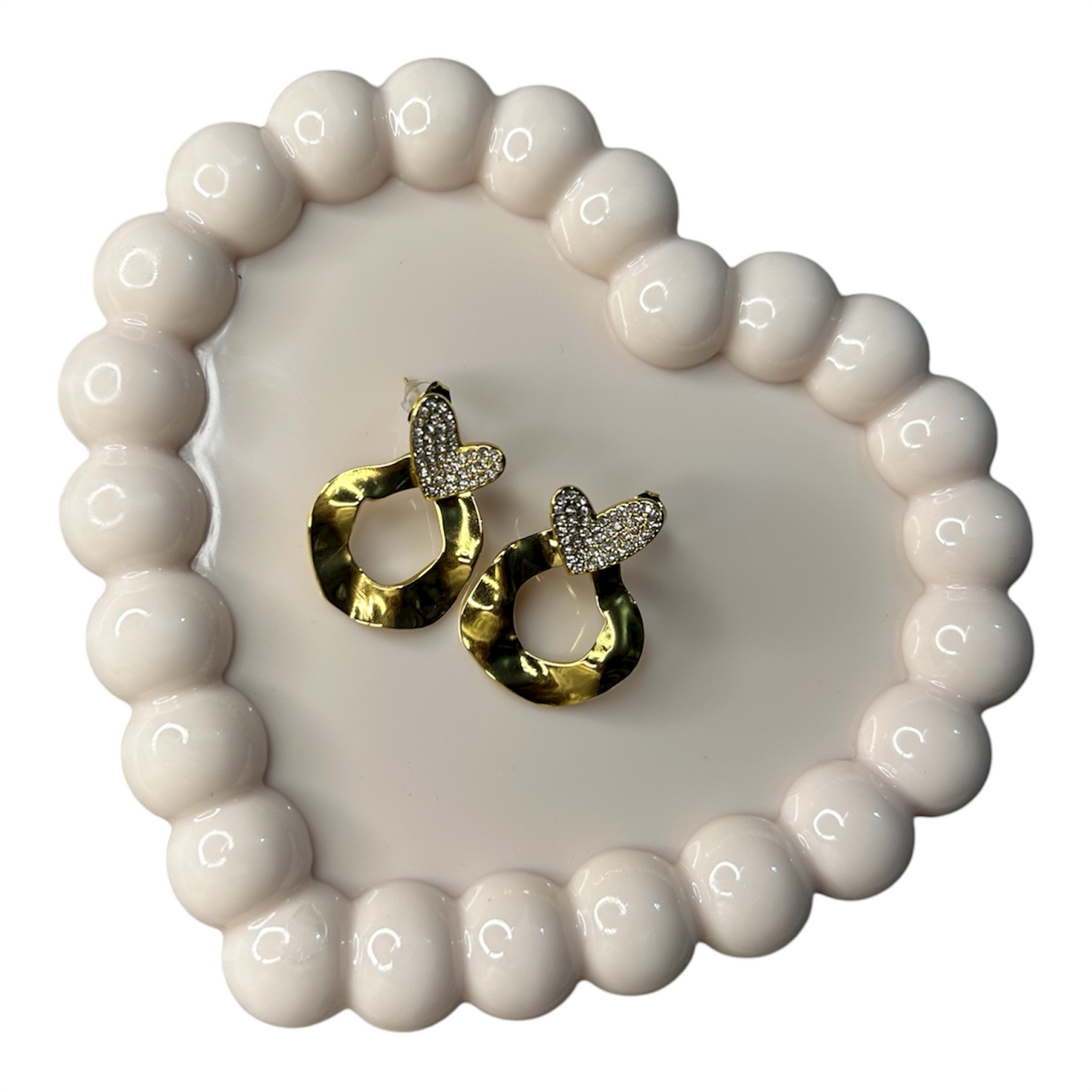 The Glimmer Heart Rings