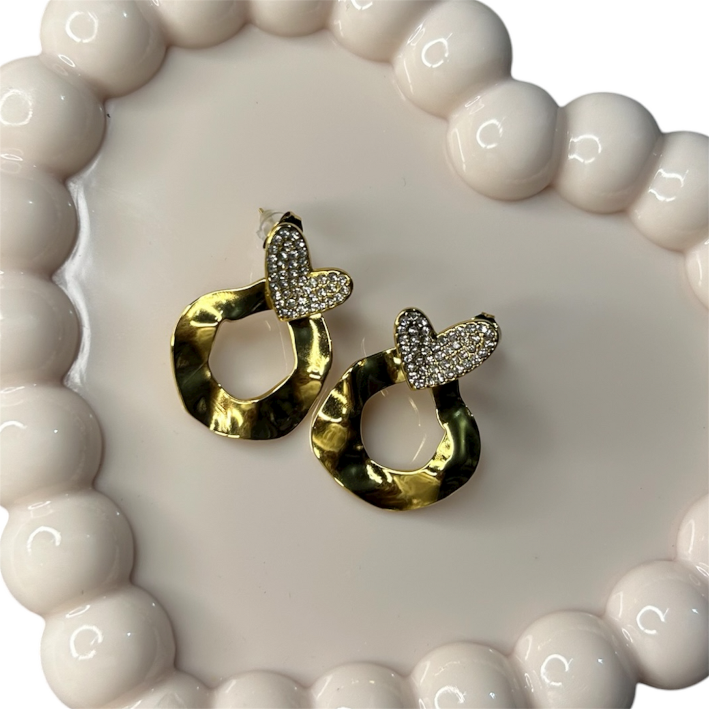 The Glimmer Heart Rings