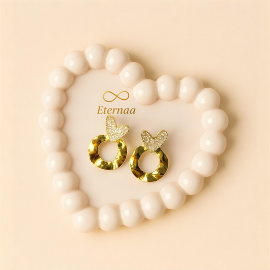 The Glimmer Heart Rings