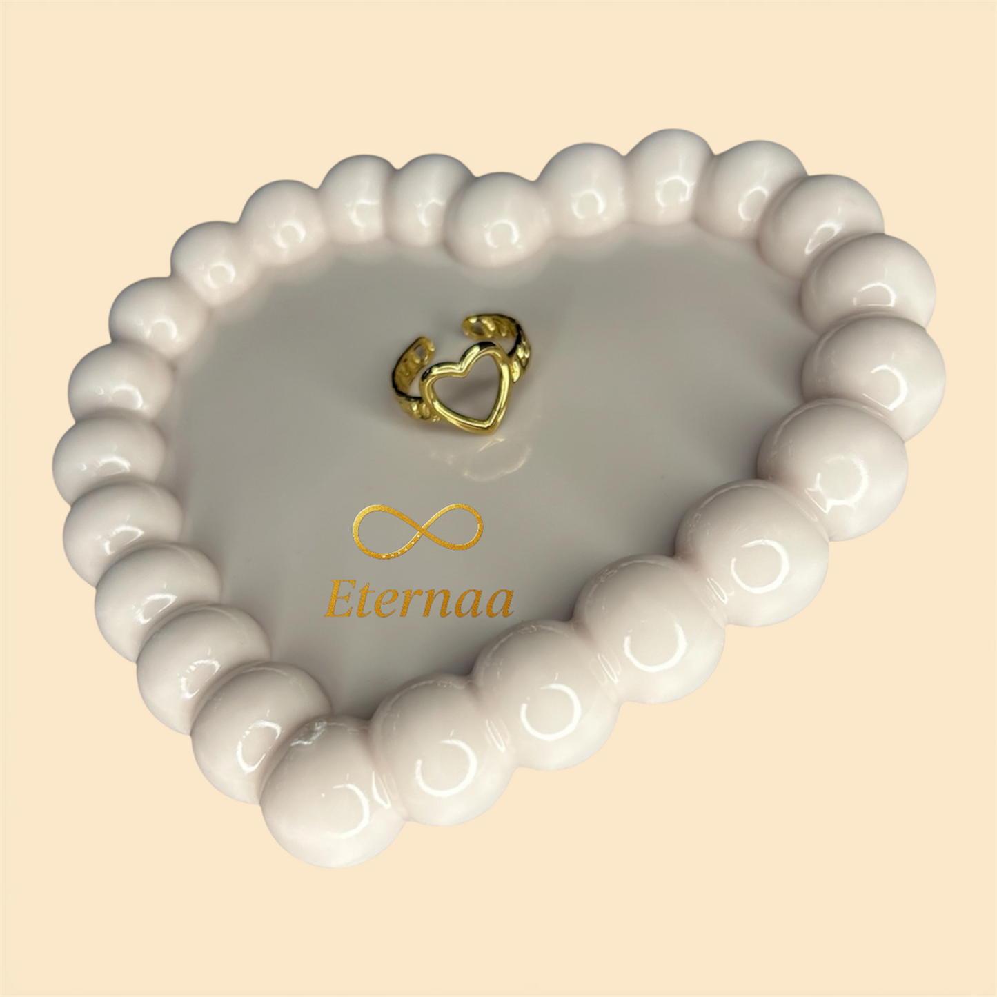 The Heart Charm Ring