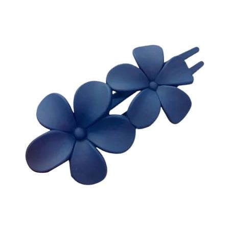 Matte Flower Hair Clips