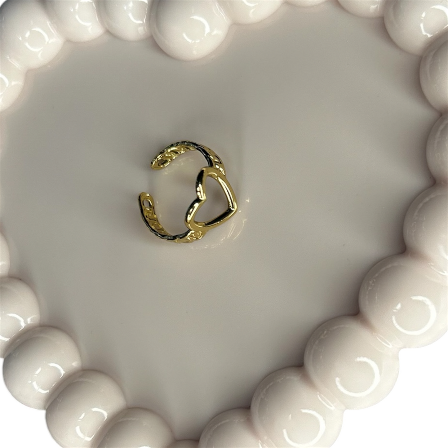 The Heart Charm Ring