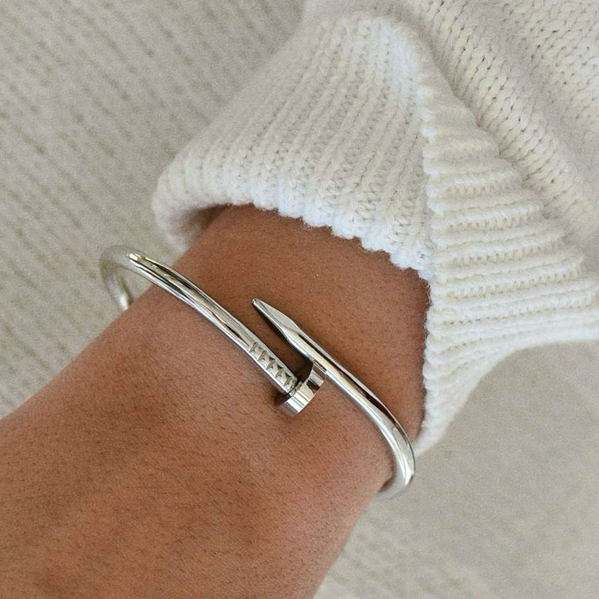 The Silver Nail Bracelet