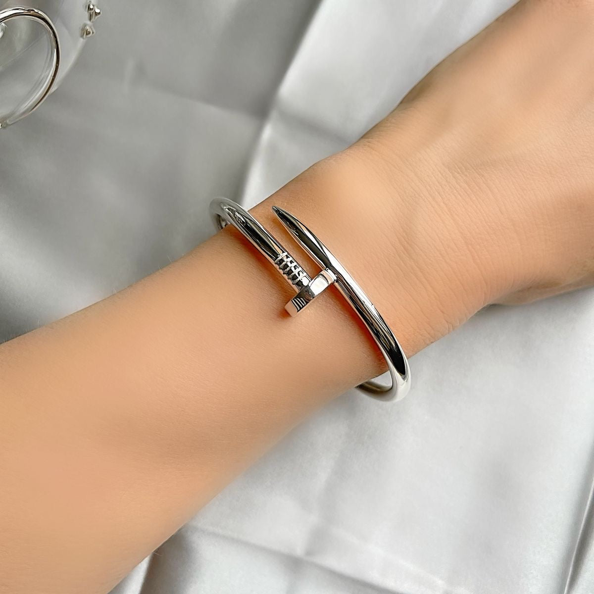 The Silver Nail Bracelet