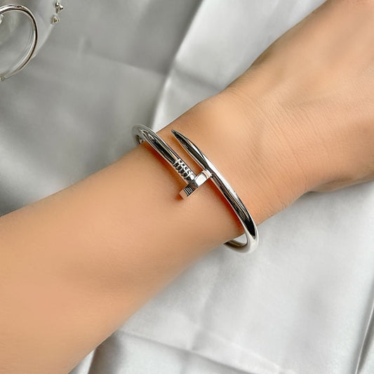 The Silver Nail Bracelet