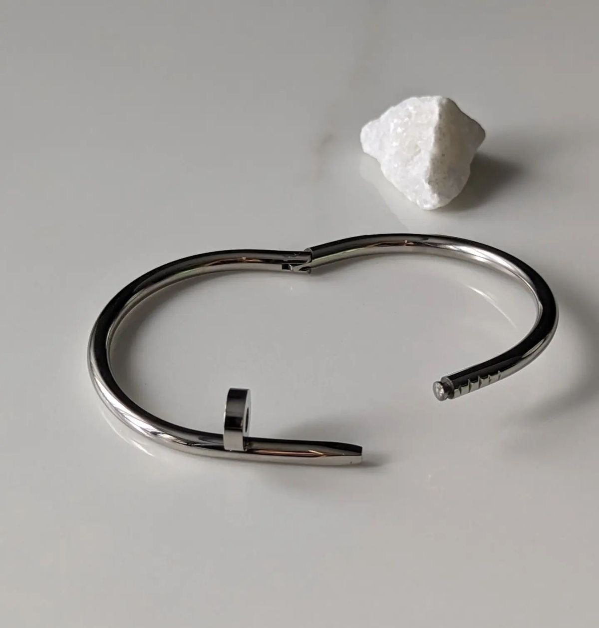 The Silver Nail Bracelet